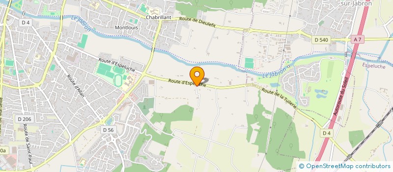 localisation de l'entreprise LDD  MONTELIMAR