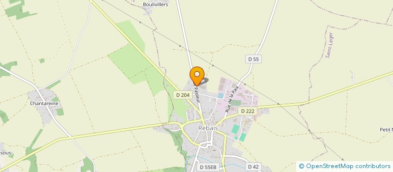 localisation de l'entreprise LDD  REBAIS