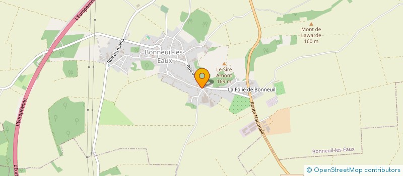 localisation de l'entreprise LDD  BONNEUIL-LES-EAUX