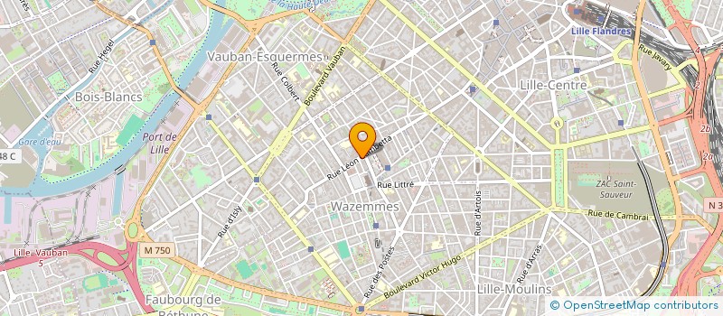 localisation de l'entreprise LDD FUNERAIRE à LILLE