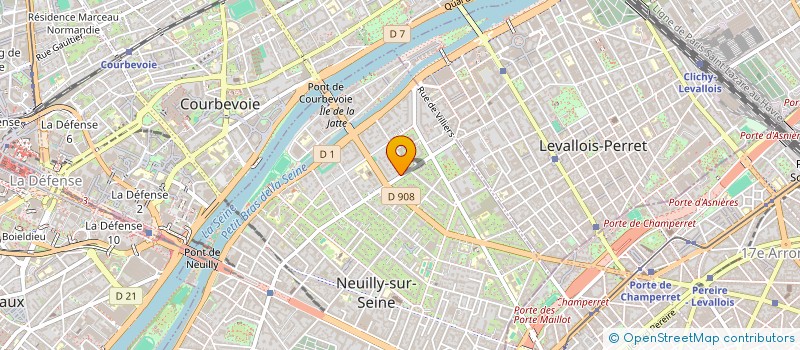 localisation de l'entreprise LDD26 à NEUILLY-SUR-SEINE