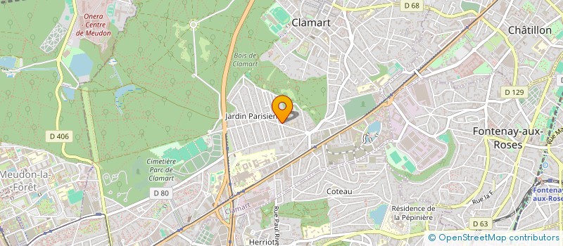localisation de l'entreprise LDDB à CLAMART