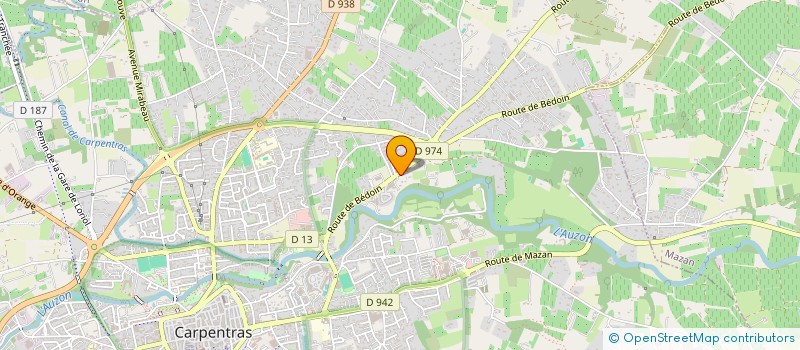 localisation de l'entreprise LDDB SAINT RENAN  CARPENTRAS