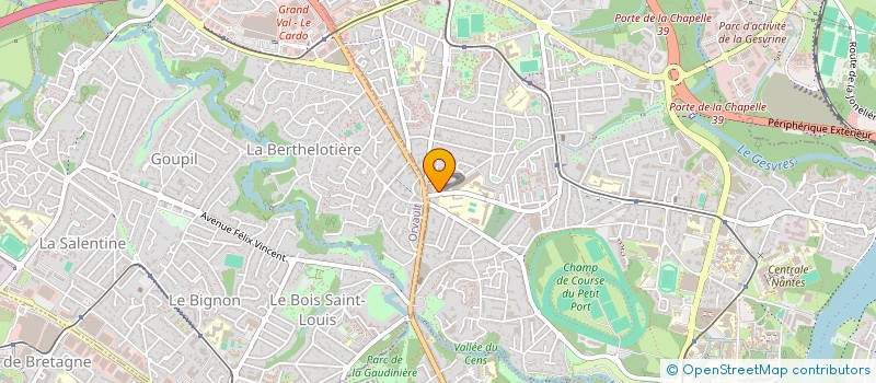 localisation de l'entreprise LDDC IMMO  NANTES