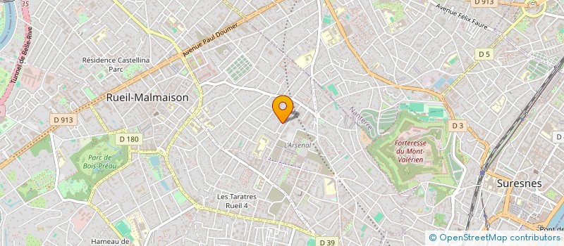 localisation de l'entreprise LDDF 92 à RUEIL-MALMAISON