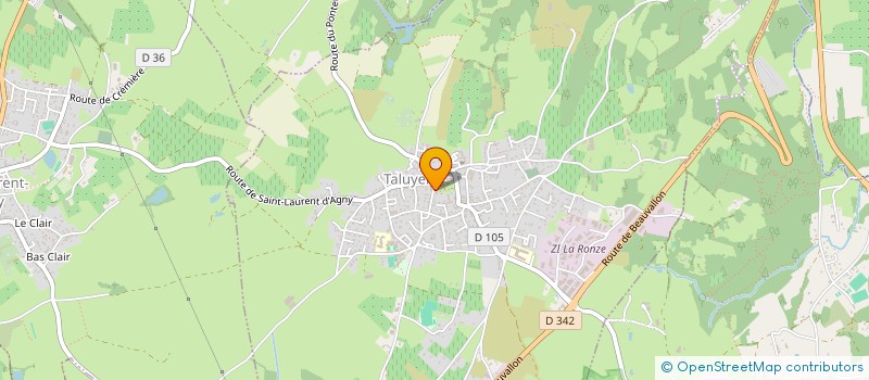 localisation de l'entreprise LDDS GROUP  TALUYERS