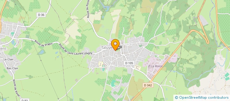 localisation de l'entreprise LDDS SERVICES  TALUYERS