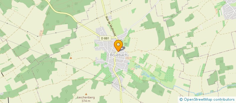 localisation de l'entreprise LDE  BRUEBACH