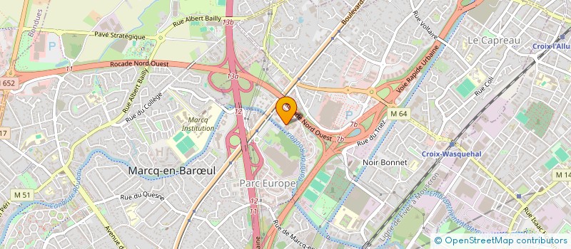 localisation de l'entreprise LDE & RRI  WASQUEHAL