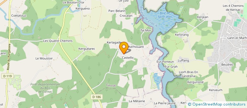 localisation de l'entreprise LDELNAT56  CARNAC