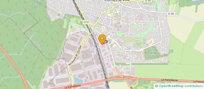 localisation de l'entreprise LDF  COMBS-LA-VILLE