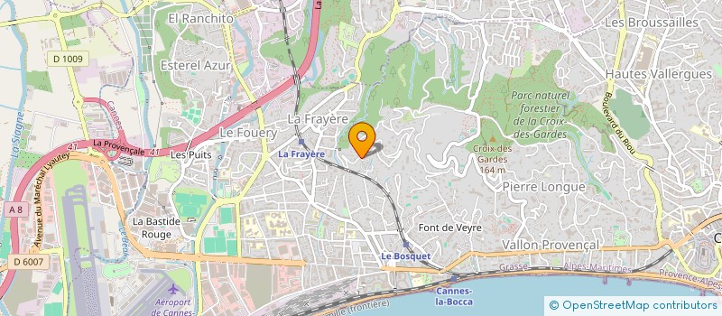 localisation de l'entreprise LDF  CANNES