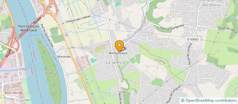 localisation de l'entreprise LDF INVEST à LATRESNE