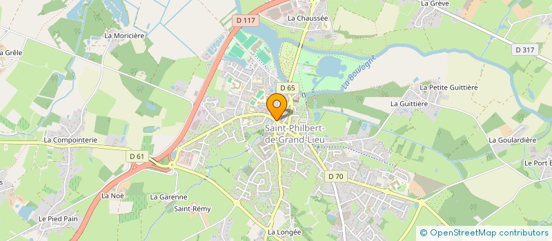 localisation de l'entreprise LDFAMINVEST à SAINT-PHILBERT-DE-GRAND-LIEU