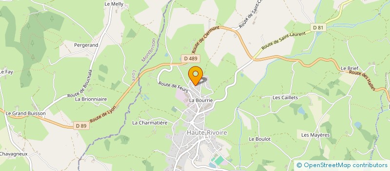 localisation de l'entreprise LDFT  HAUTE-RIVOIRE