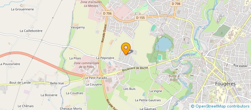 localisation de l'entreprise LDG  LECOUSSE