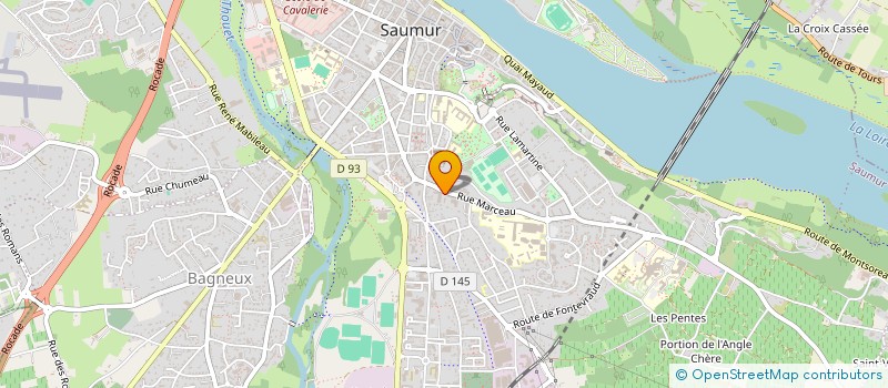 localisation de l'entreprise LDG  SAUMUR