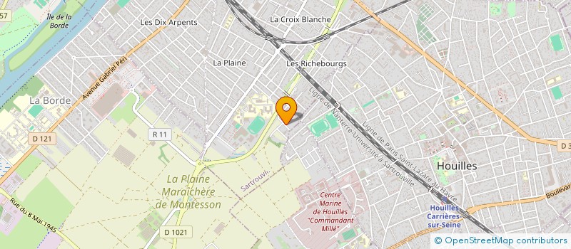 localisation de l'entreprise LDG TRANSPORTS  SARTROUVILLE