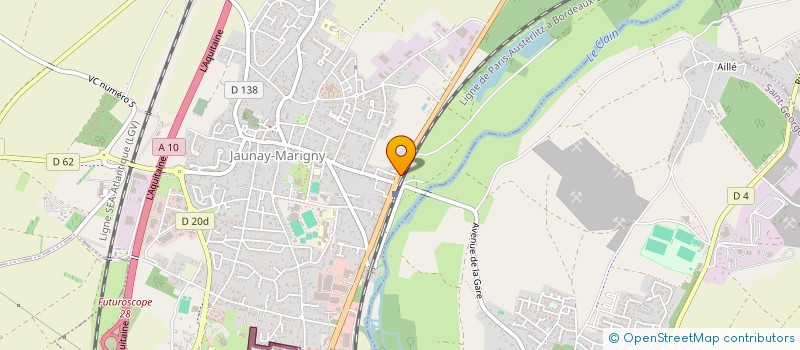 localisation de l'entreprise LDH  JAUNAY-MARIGNY