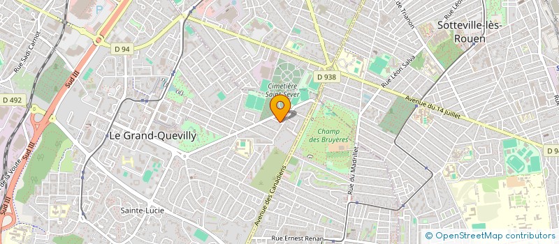 localisation de l'entreprise LDH  GRAND QUEVILLY (LE)