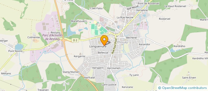 localisation de l'entreprise LDH  CALAN