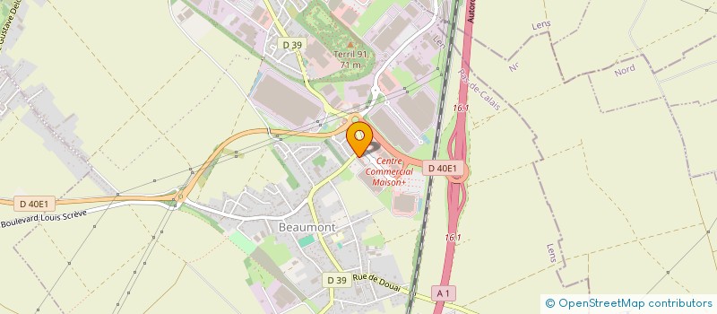 localisation de l'entreprise LDH à HENIN-BEAUMONT