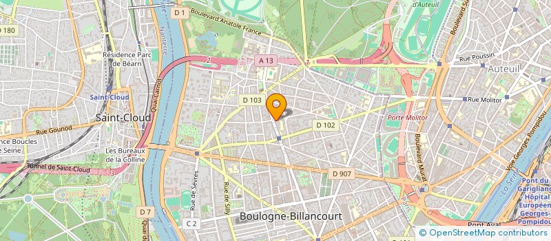 localisation de l'entreprise LDH à BOULOGNE-BILLANCOURT