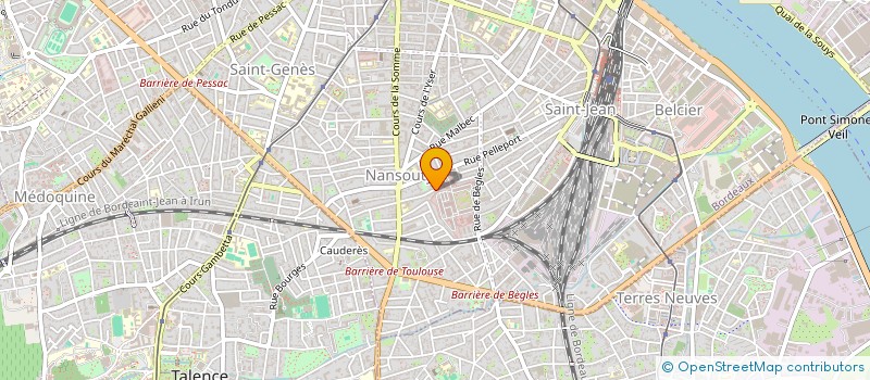 localisation de l'entreprise LDH  BORDEAUX