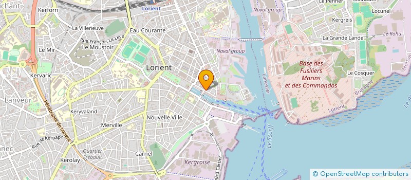 localisation de l'entreprise LDH INTERACTIVE  LORIENT