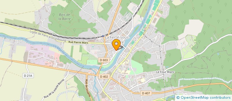 localisation de l'entreprise LDHK SERVICES AUTO à LA FERTE-SOUS-JOUARRE