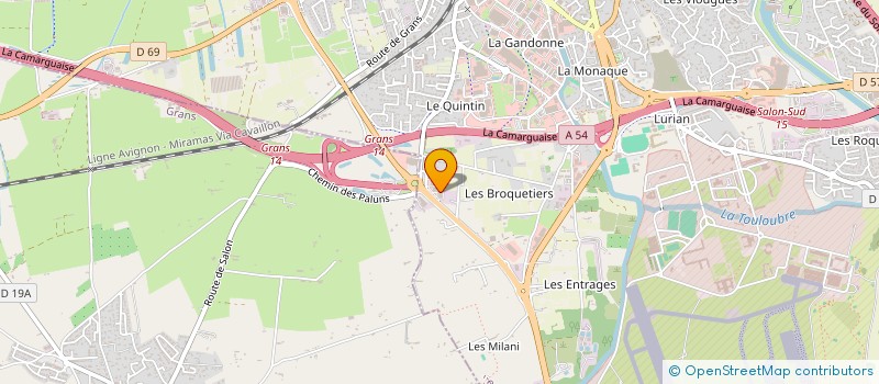 localisation de l'entreprise LDHV RUNNING  SALON-DE-PROVENCE