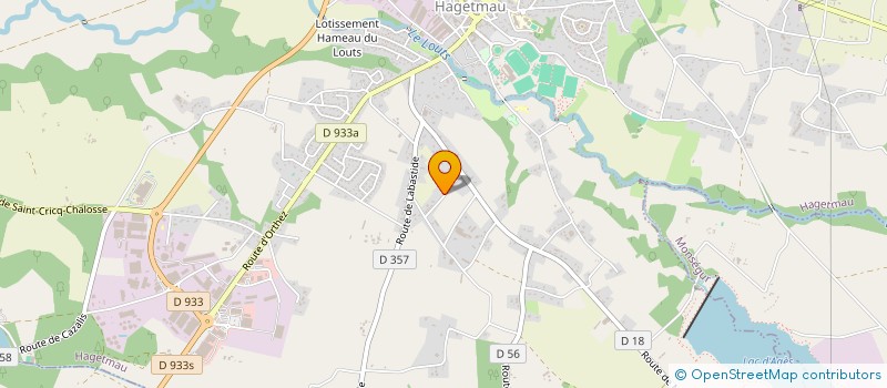 localisation de l'entreprise LDI  HAGETMAU