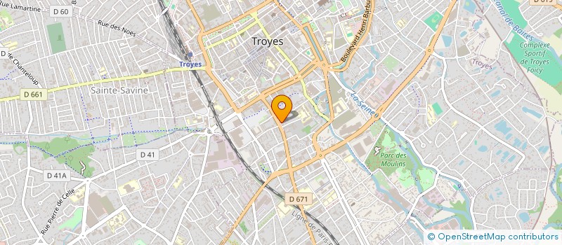 localisation de l'entreprise LDI AIX EN OTHE à TROYES