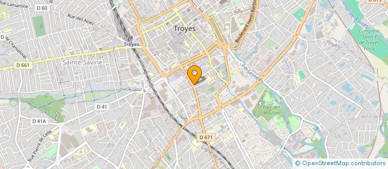 localisation de l'entreprise LDI ARCIS SUR AUBE à TROYES