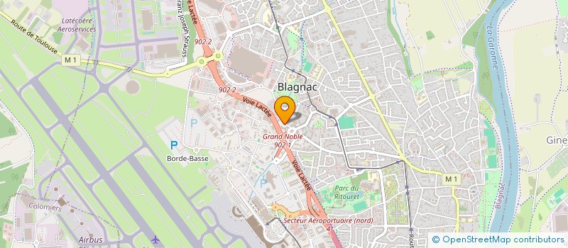 localisation de l'entreprise LDI AUTOMOBILES à BLAGNAC