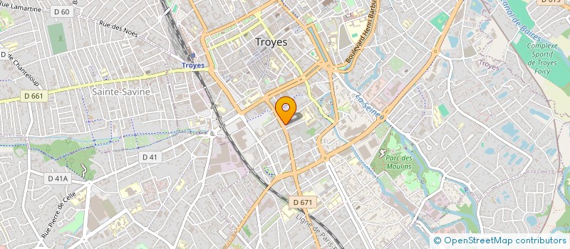 localisation de l'entreprise LDI PREMIER MAI à TROYES