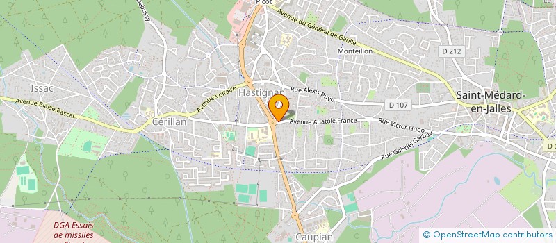 localisation de l'entreprise LDIAGNOSTICS à SAINT-MEDARD-EN-JALLES