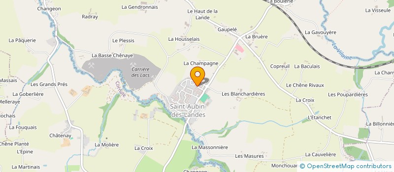 localisation de l'entreprise LDIMMO  SAINT-AUBIN-DES-LANDES