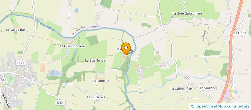 localisation de l'entreprise LDINVEST  SAINT-SENOUX