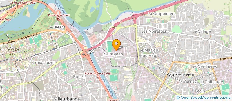 localisation de l'entreprise LDJ à VILLEURBANNE
