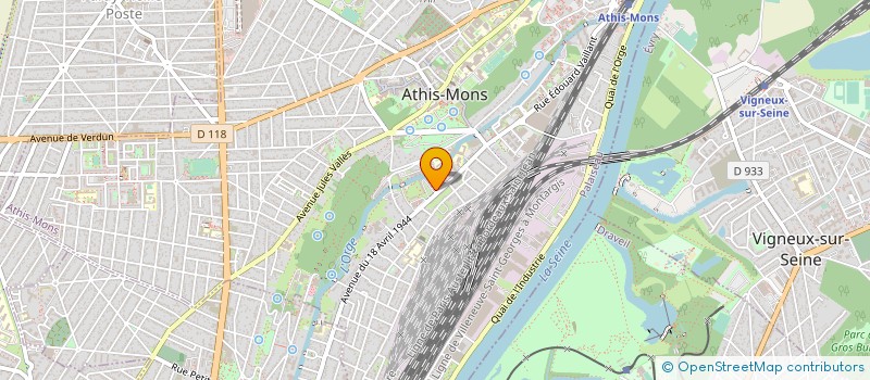 localisation de l'entreprise LDJ BAT à ATHIS-MONS
