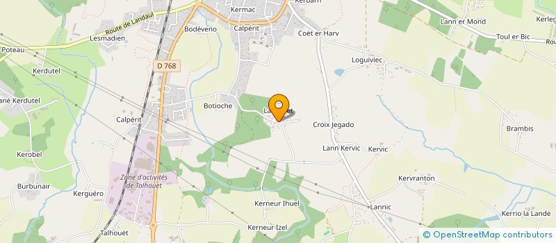 localisation de l'entreprise LDJ INVEST  PLUVIGNER