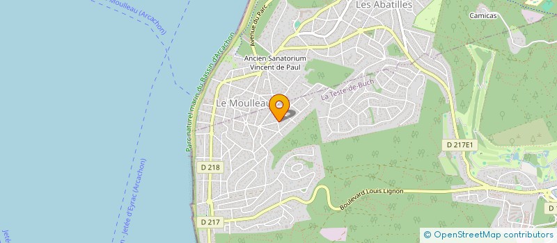 localisation de l'entreprise LDJCS à LA TESTE-DE-BUCH