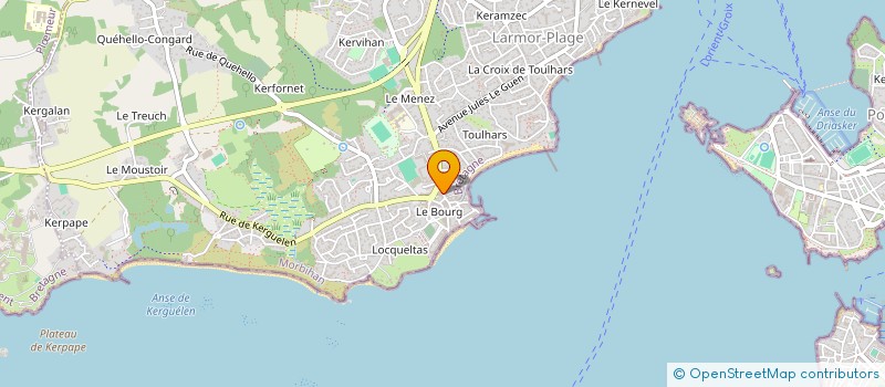 localisation de l'entreprise LDK RETAIL  LARMOR-PLAGE