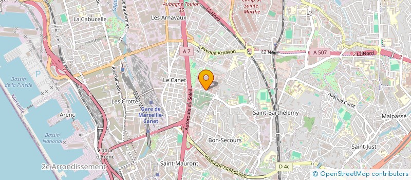localisation de l'entreprise LDK TELECOM à MARSEILLE