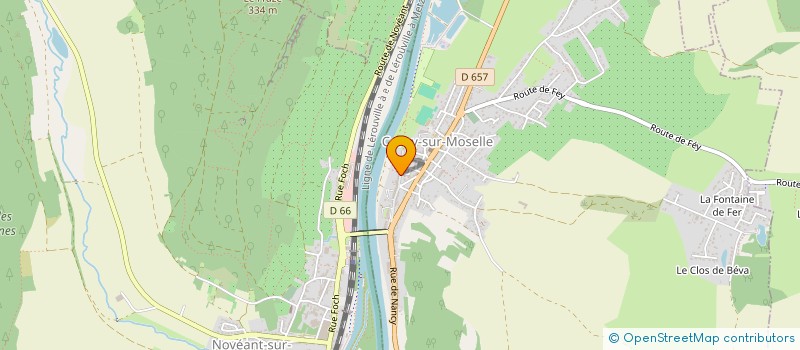localisation de l'entreprise LDL à ARRY