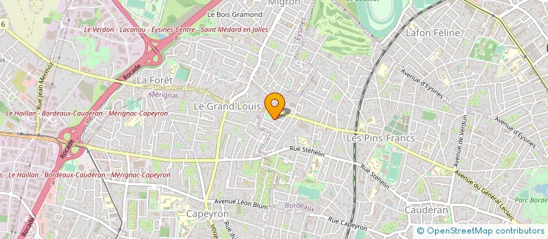 localisation de l'entreprise LDL  BORDEAUX