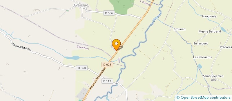 localisation de l'entreprise LDL  SAINT-CLAR