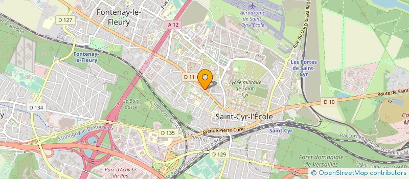 localisation de l'entreprise LDL INVEST  SAINT-CYR-L'ECOLE