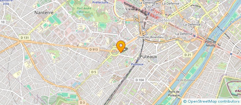 localisation de l'entreprise LDL SARL  PUTEAUX